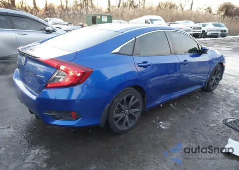 2019 Honda Civic Sport from USA, damaged, VIN 19XFC2F89KE012152